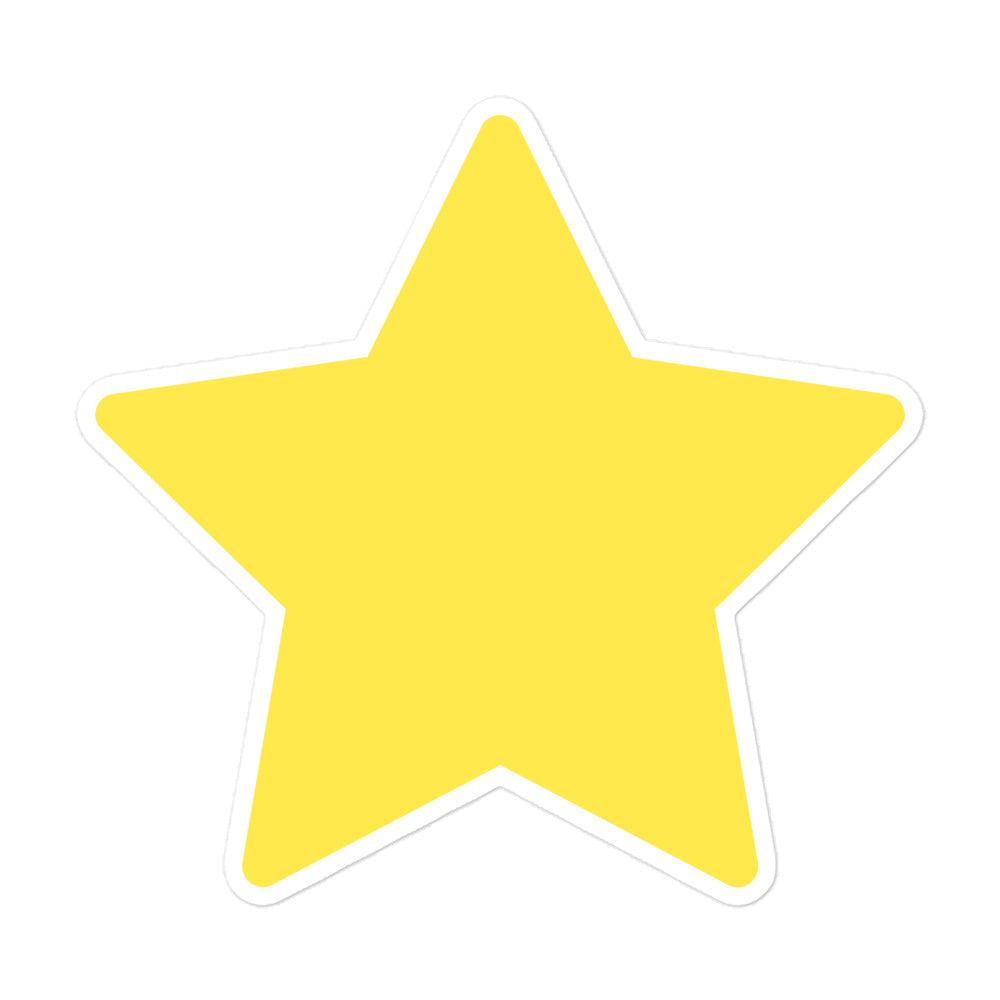Star - Bubble-free stickers - ELLACO