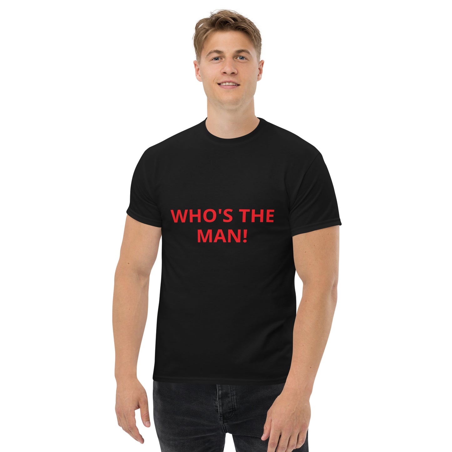 ¿QUIÉN ES EL HOMBRE? - Camiseta clásica para hombre - ELLACO