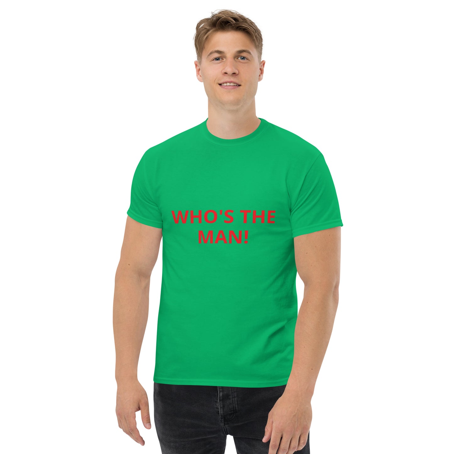 ¿QUIÉN ES EL HOMBRE? - Camiseta clásica para hombre - ELLACO