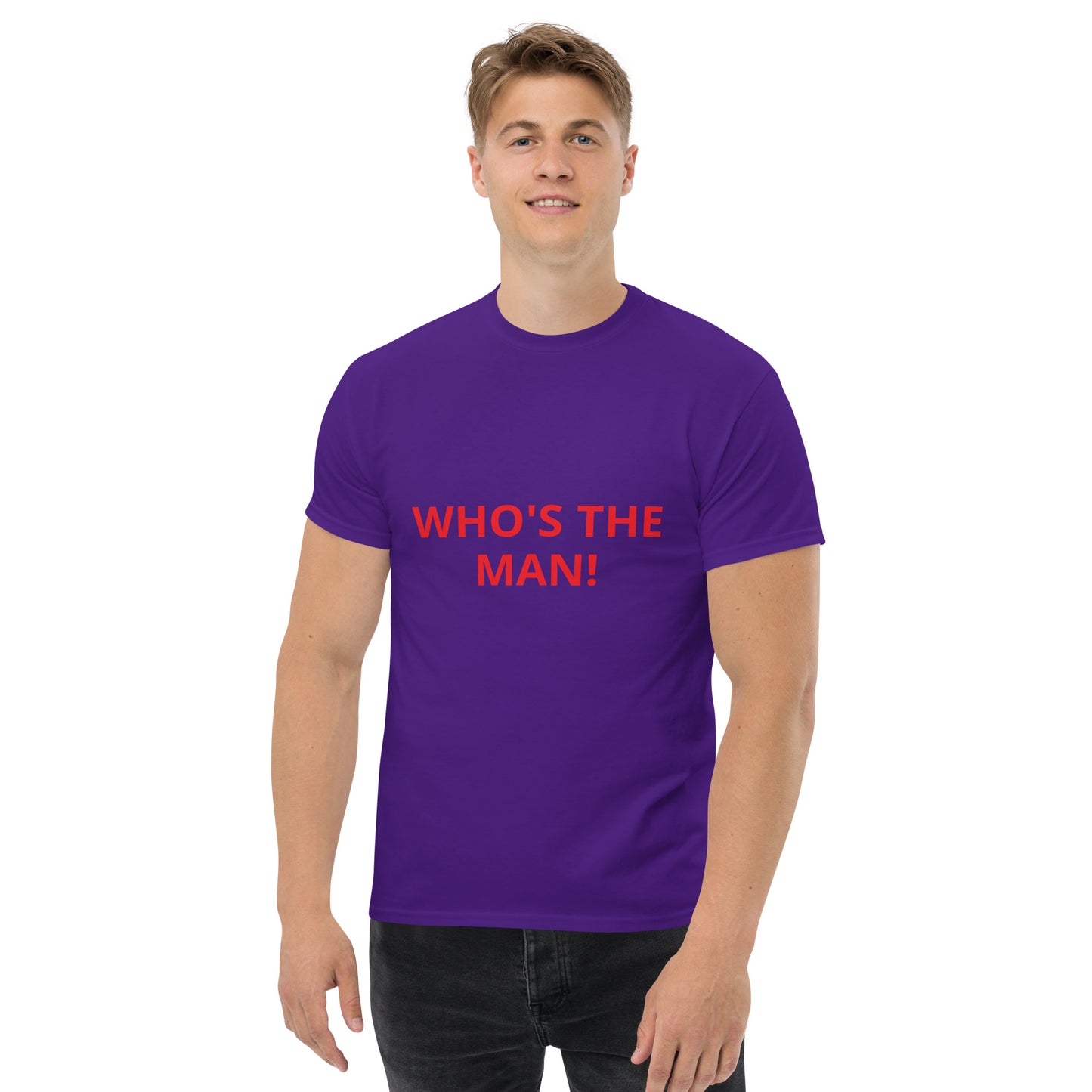 ¿QUIÉN ES EL HOMBRE? - Camiseta clásica para hombre - ELLACO