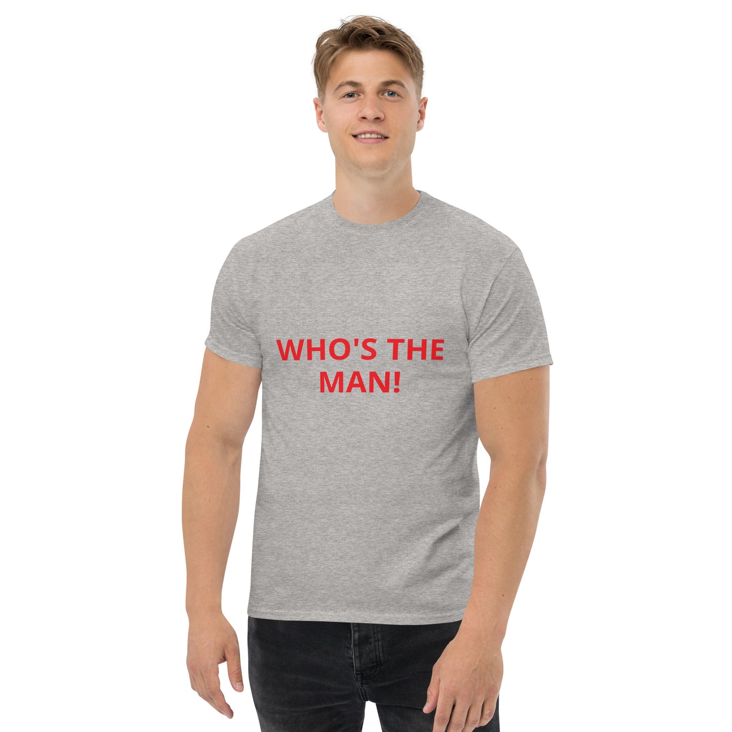 ¿QUIÉN ES EL HOMBRE? - Camiseta clásica para hombre - ELLACO