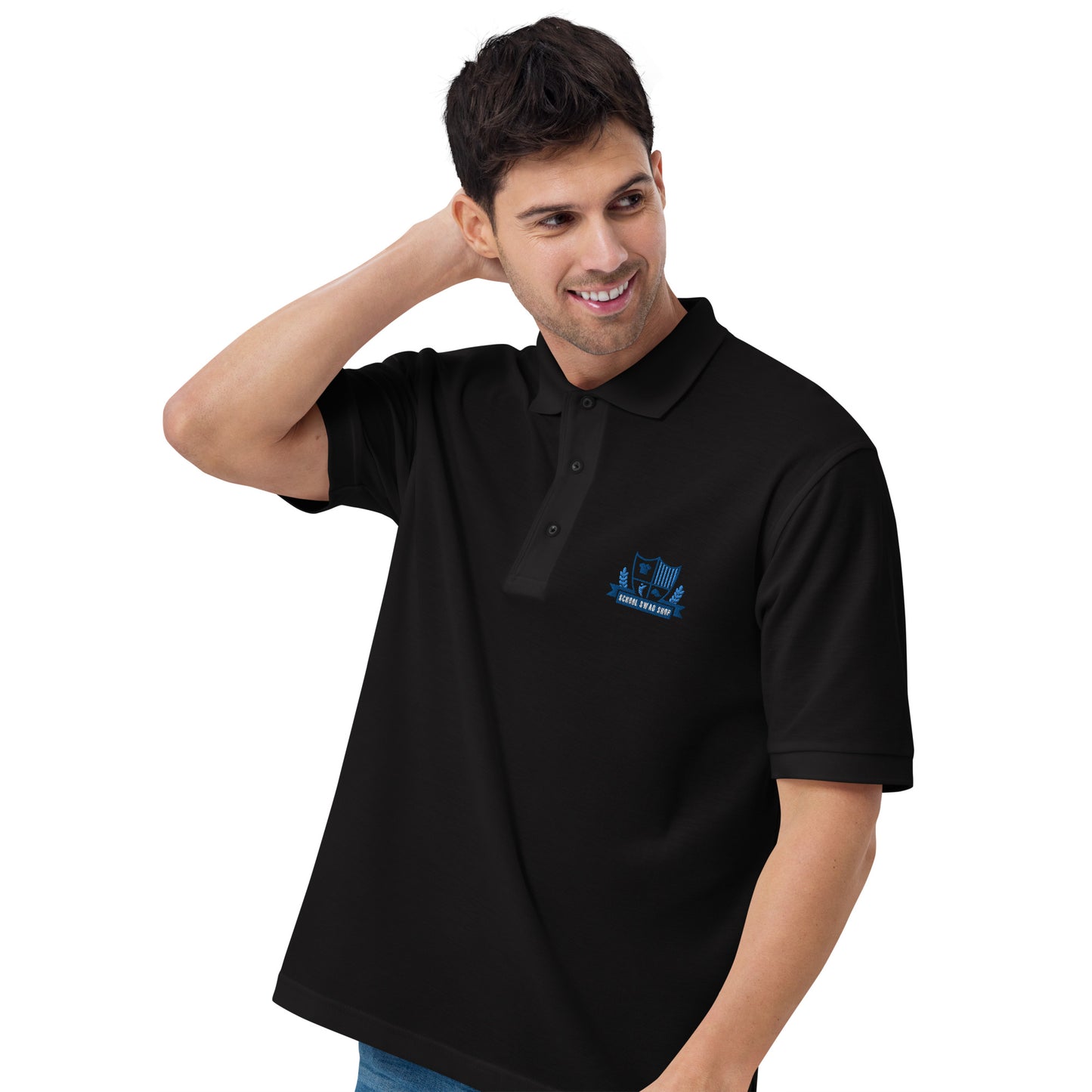 Men's Premium Polo - School Swag Shop