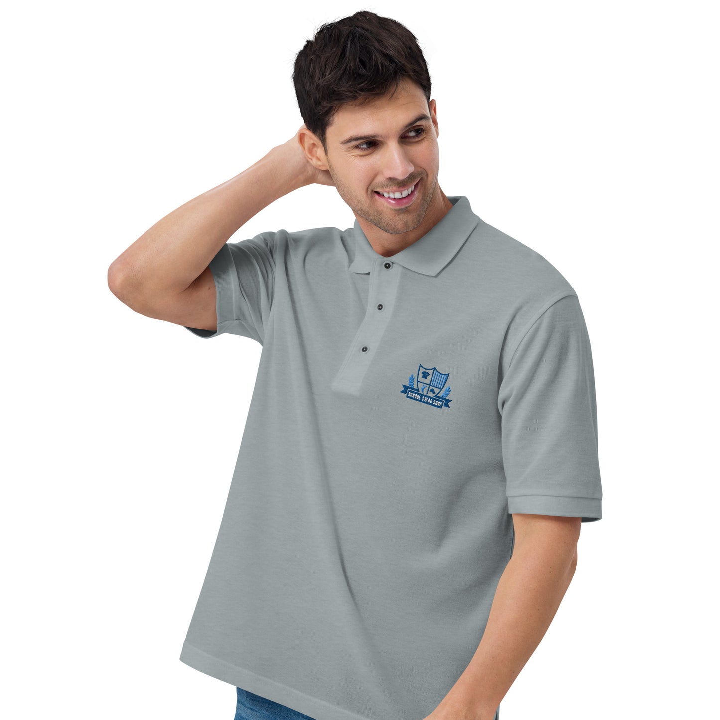 Men's Premium Polo - School Swag Shop