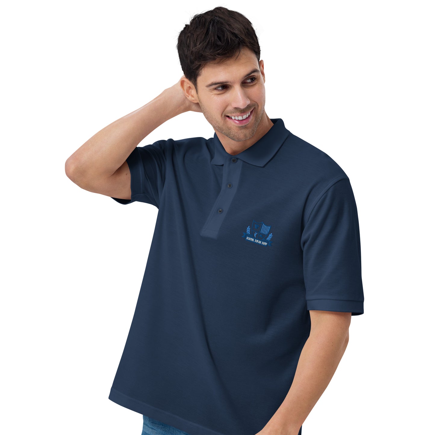 Men's Premium Polo - School Swag Shop
