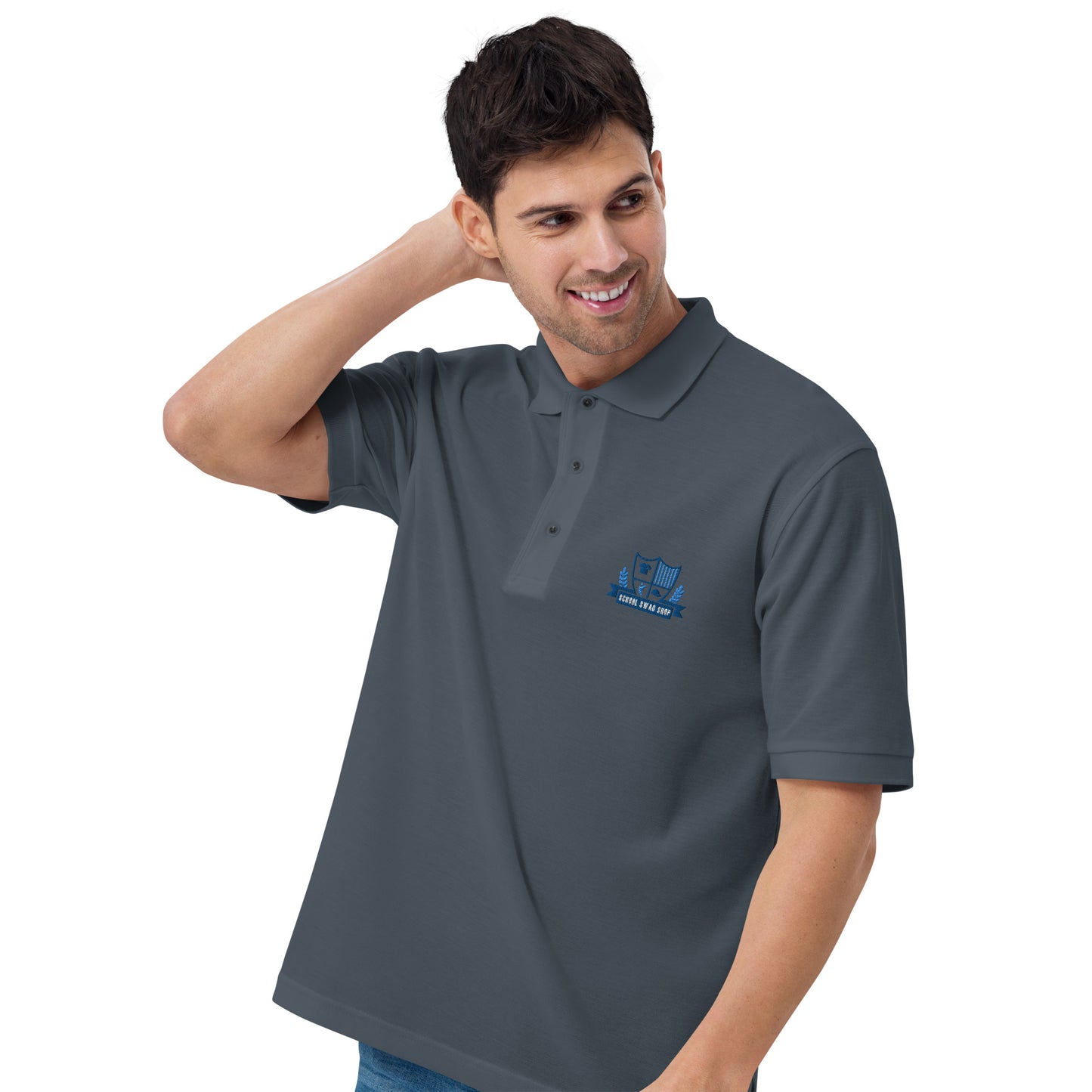 Men's Premium Polo - School Swag Shop