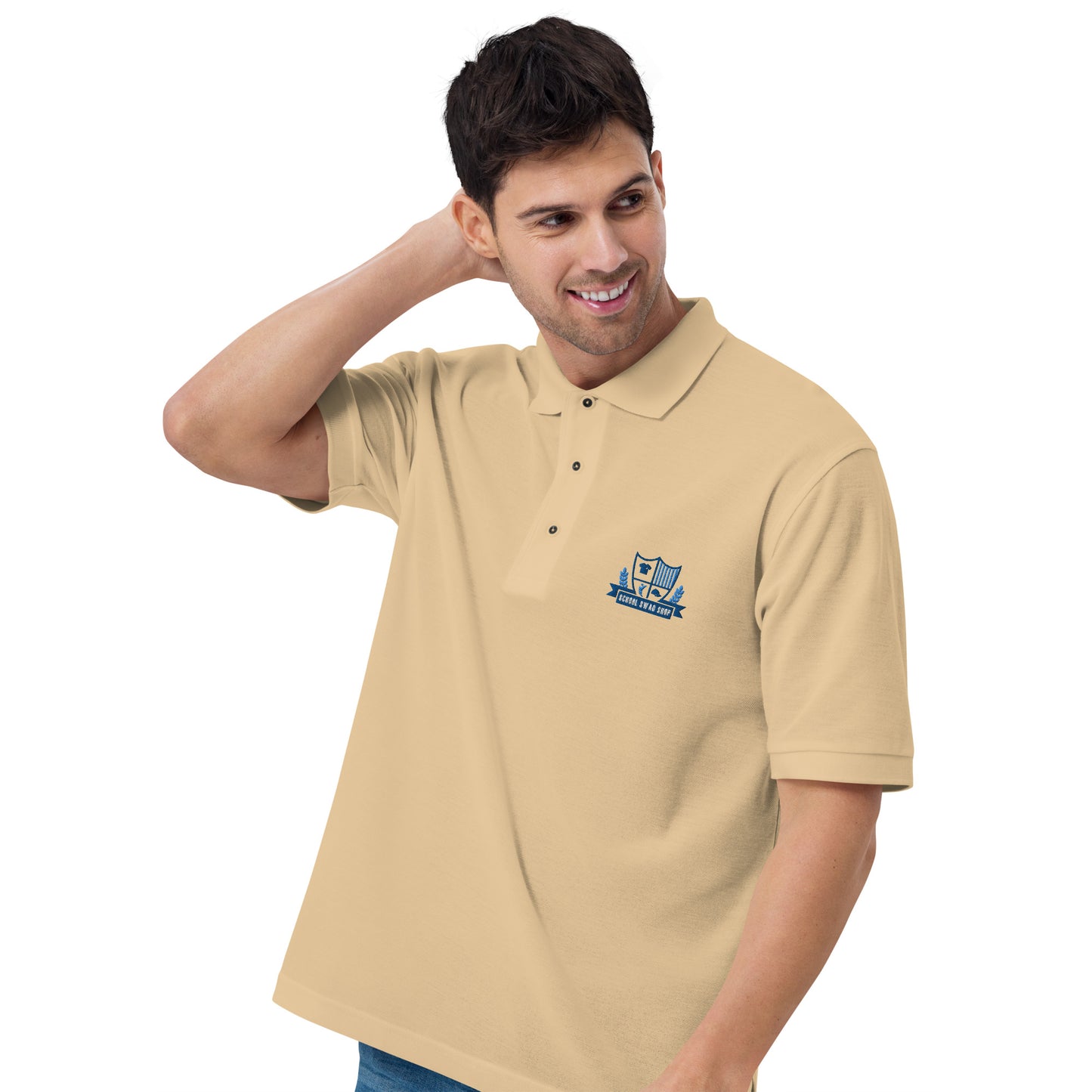 Men's Premium Polo - School Swag Shop