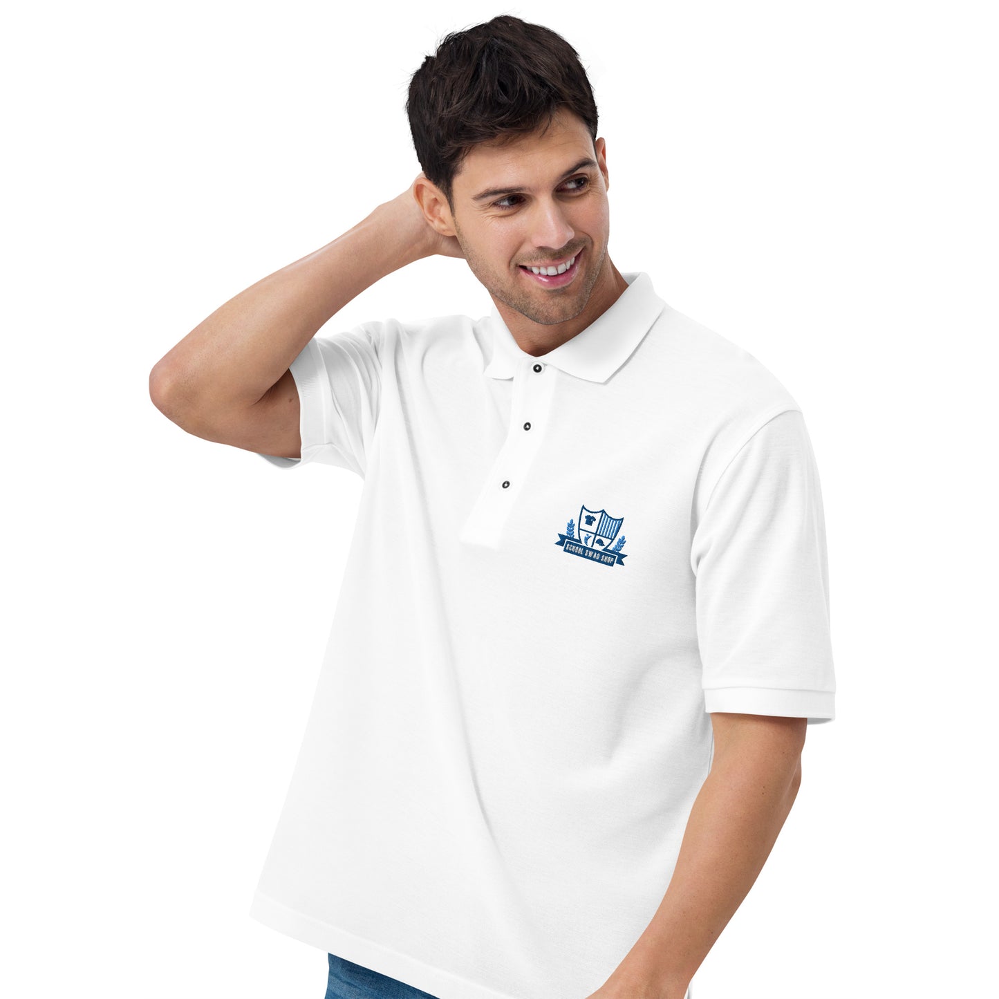 Men's Premium Polo - School Swag Shop