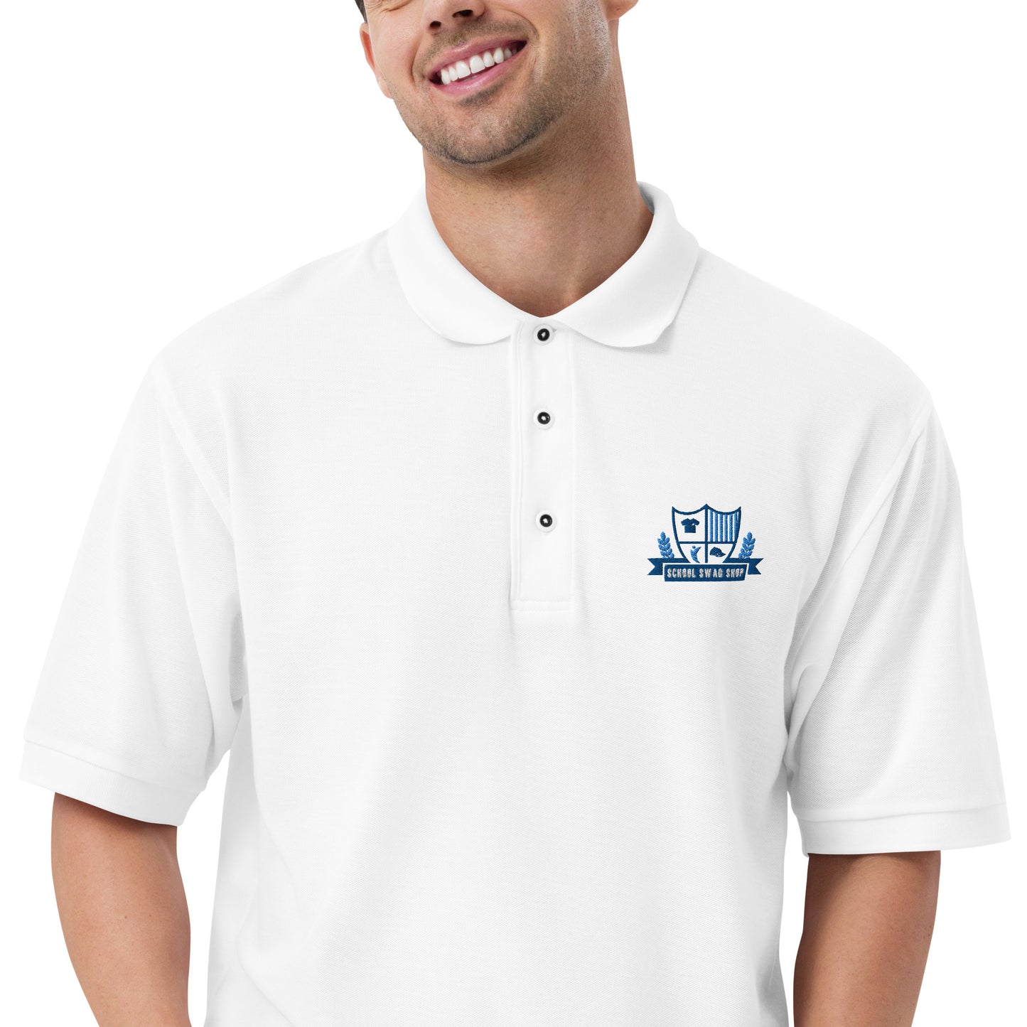 Men's Premium Polo - School Swag Shop