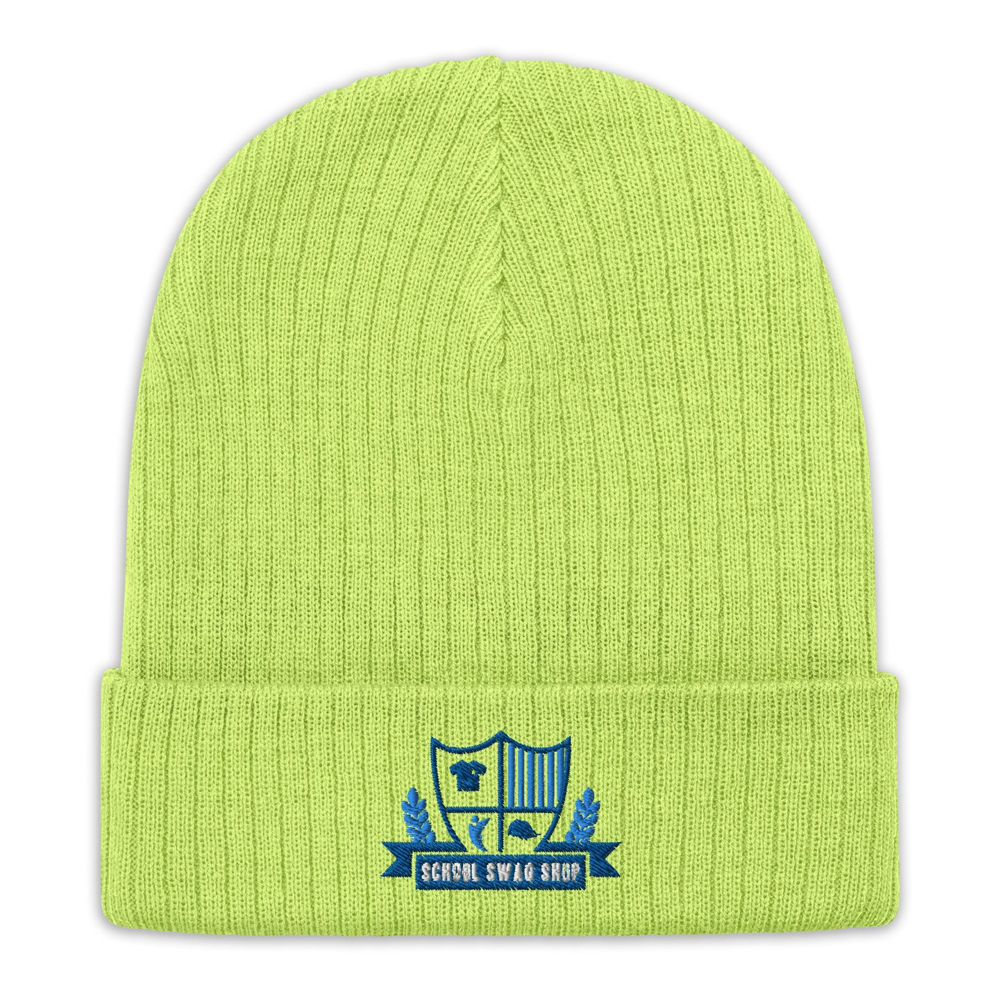 Ribbed knit beanie - School Swag Shop