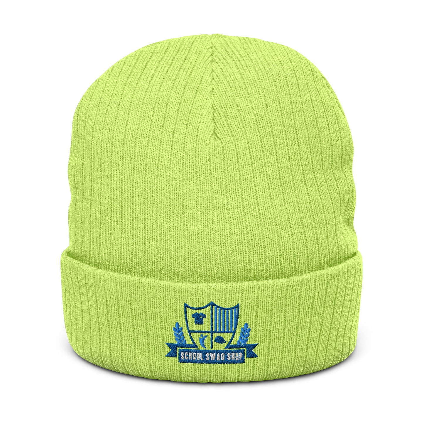 Ribbed knit beanie - School Swag Shop