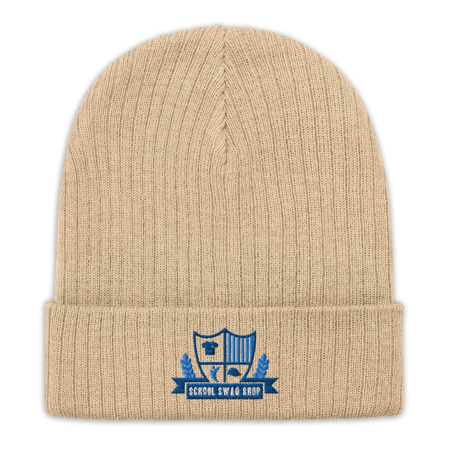 Ribbed knit beanie - School Swag Shop