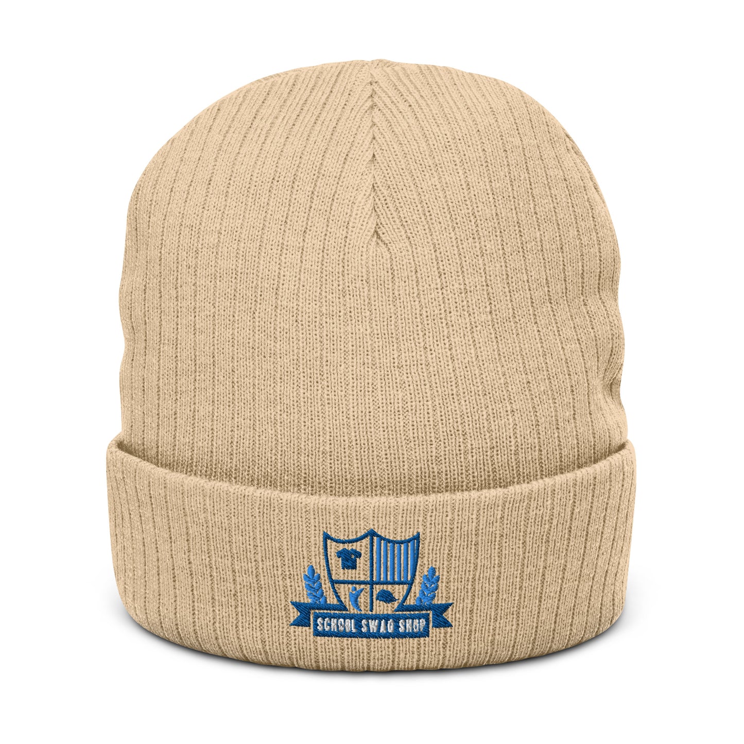 Ribbed knit beanie - School Swag Shop