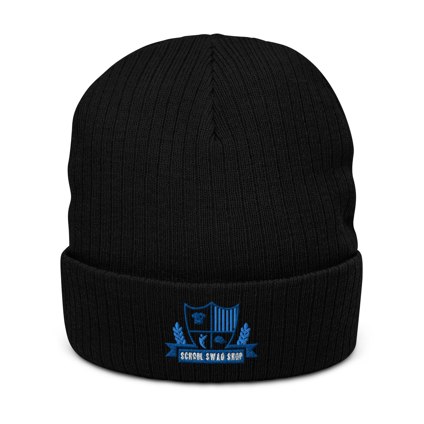 Ribbed knit beanie - School Swag Shop