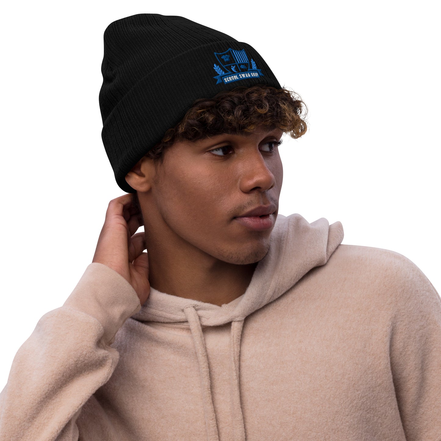 Ribbed knit beanie - School Swag Shop
