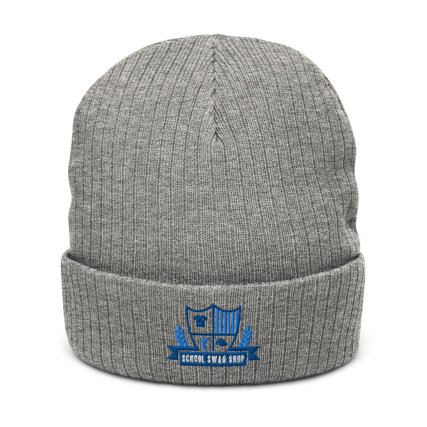Ribbed knit beanie - School Swag Shop