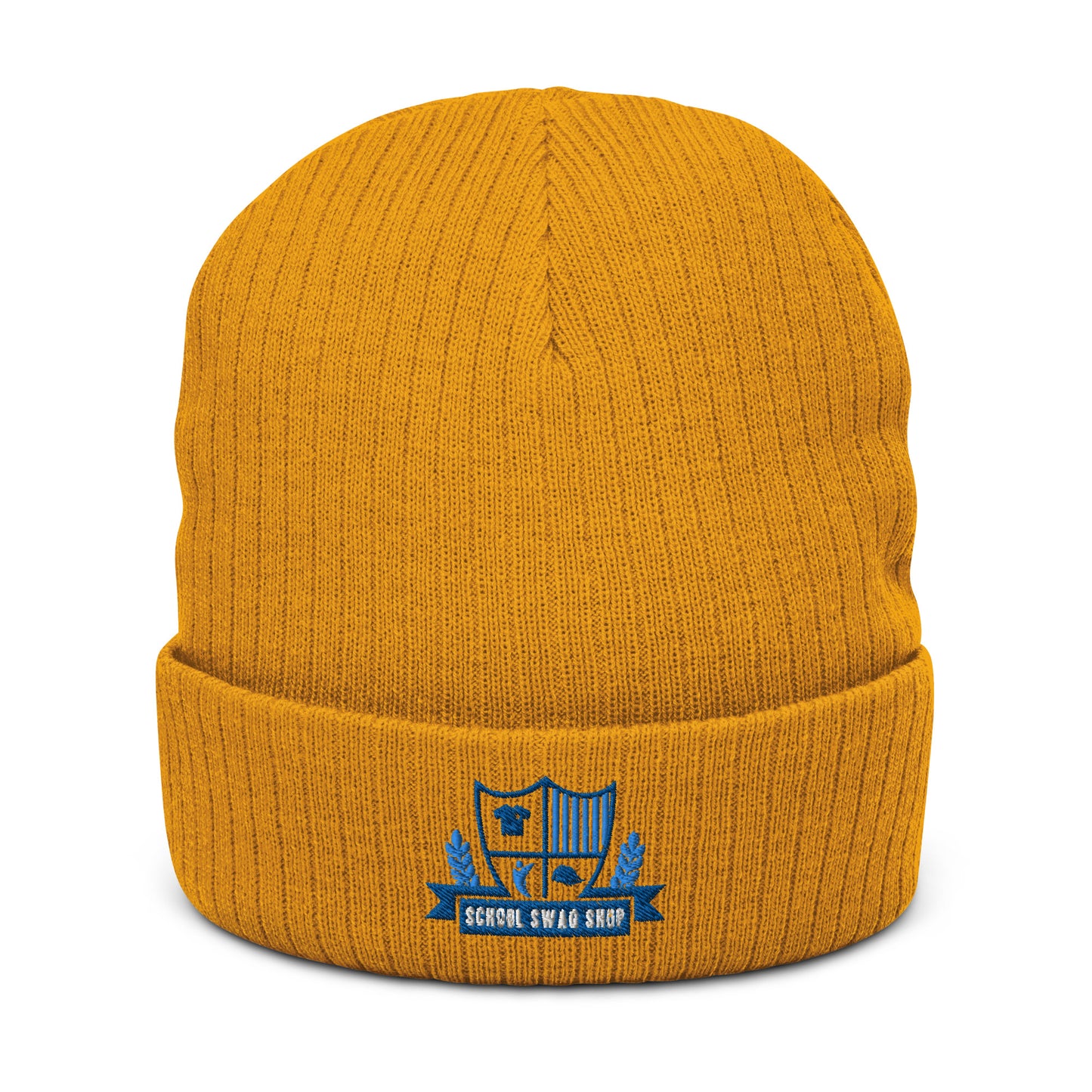 Ribbed knit beanie - School Swag Shop