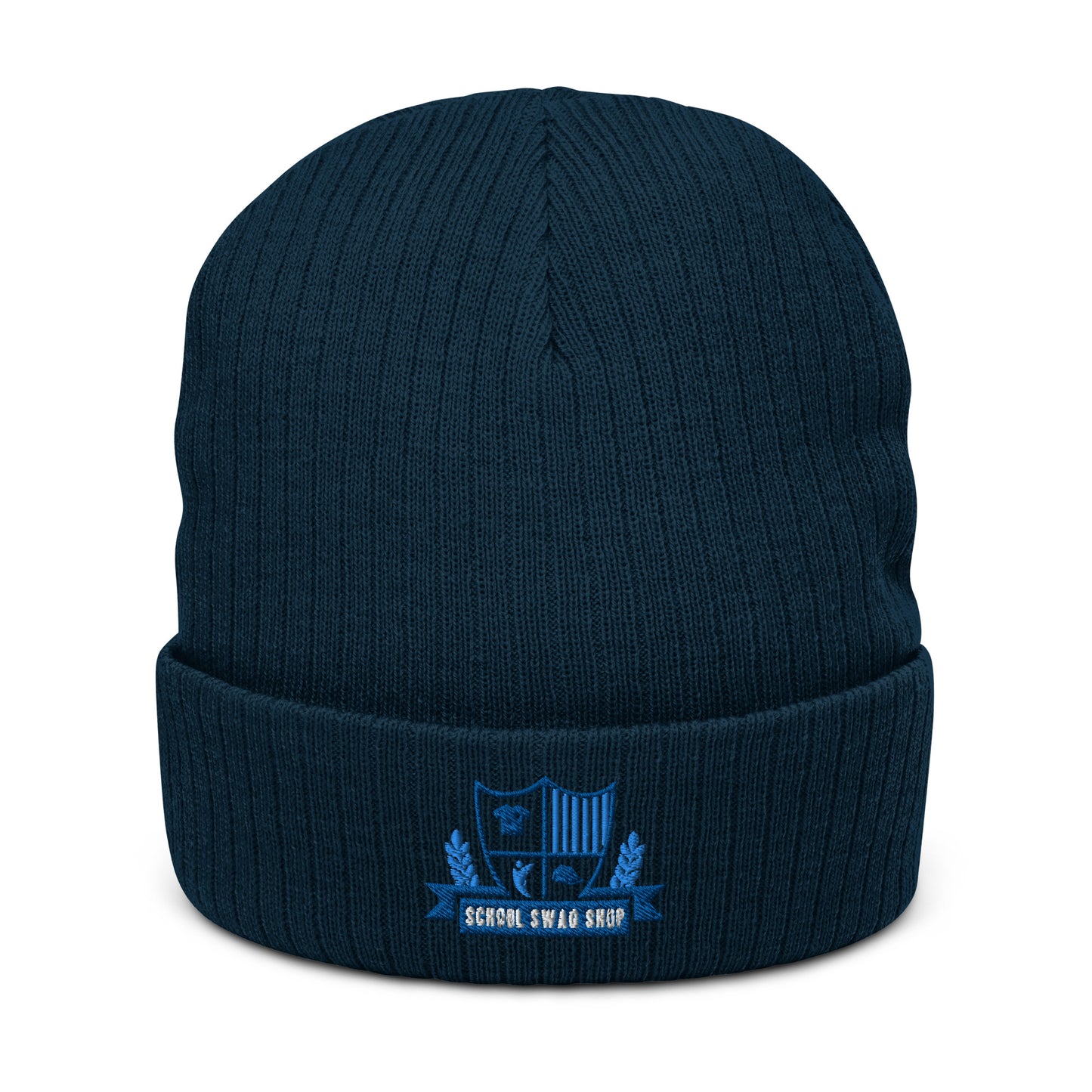 Ribbed knit beanie - School Swag Shop