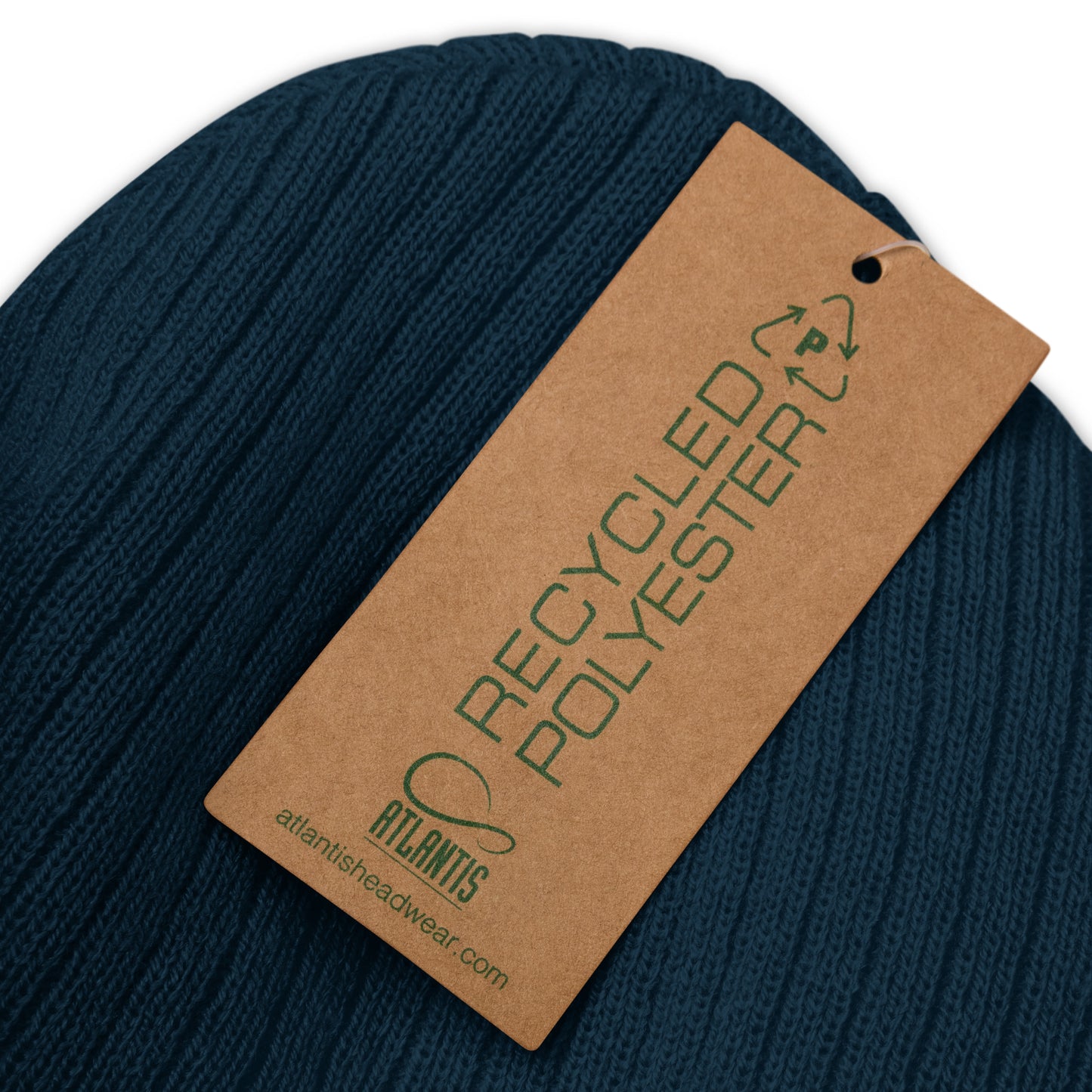 Gorro de punto acanalado - LAUSD - ThirdStreetES - WhiteHeartLogo