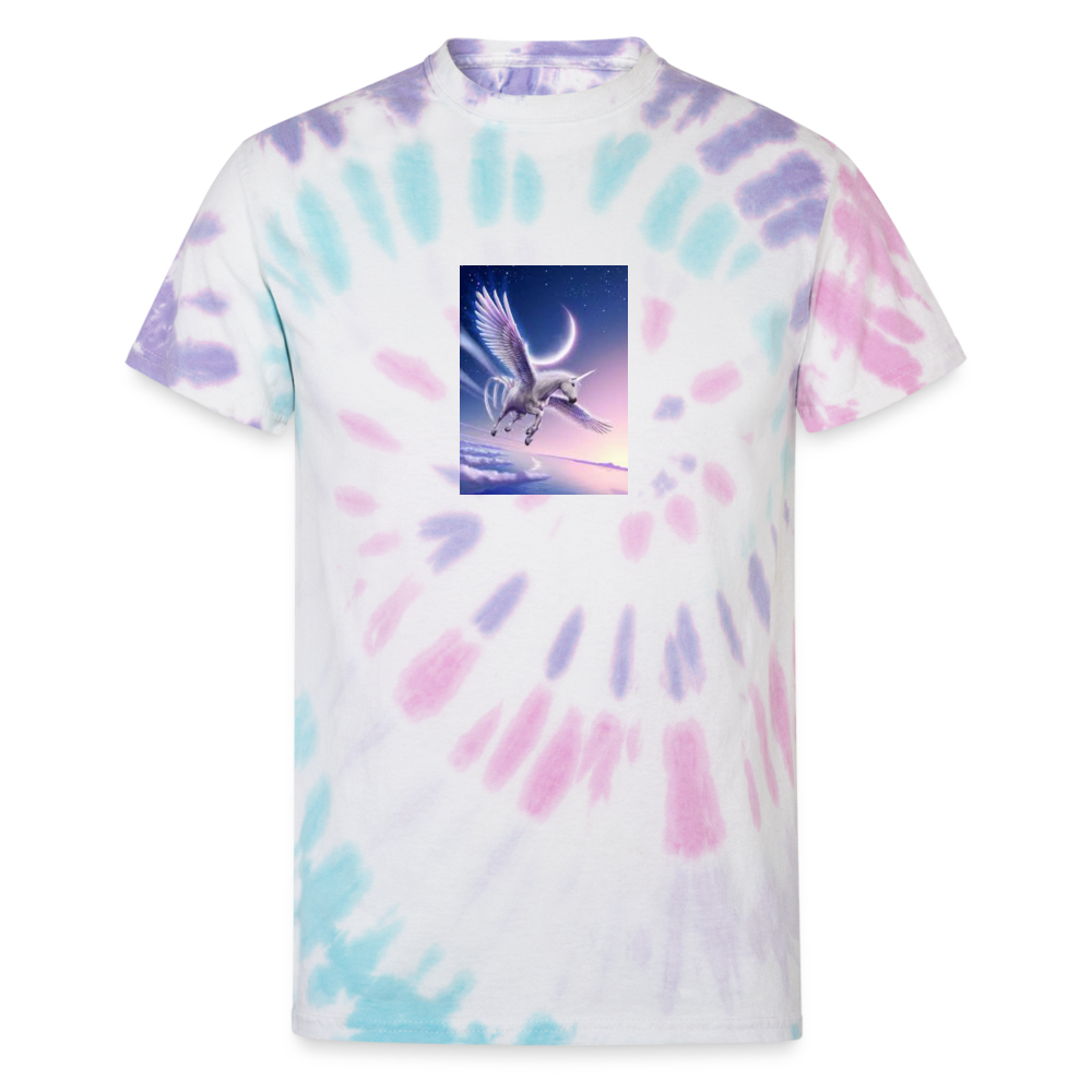 Tie Dye Alicorn Tee - ELLACO - Pastel Spiral