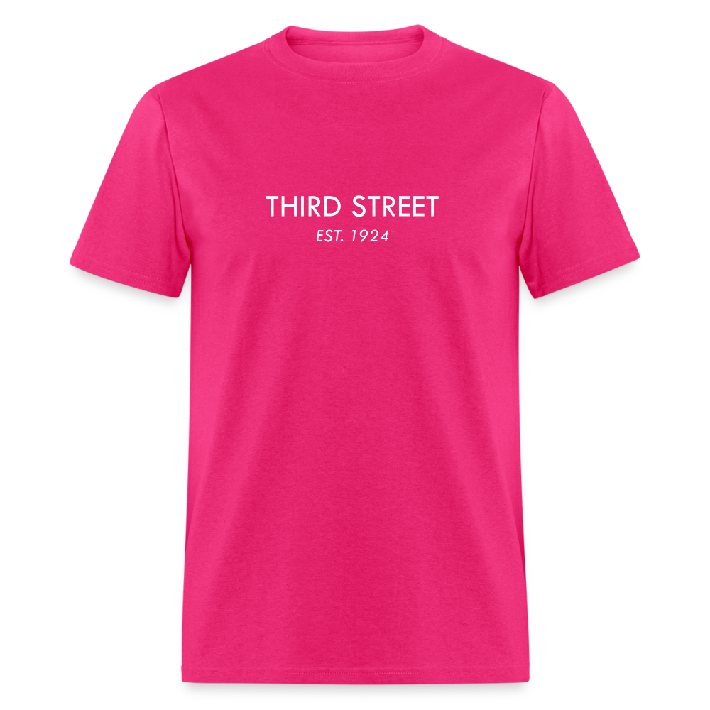 Unisex Classic T-Shirt - LAUSD - ThirdStreetES - EST1924-w - fuchsia