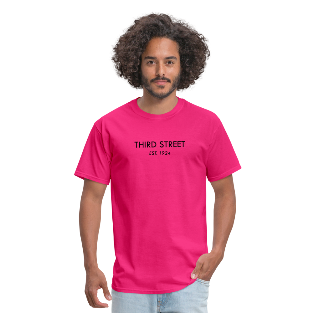 Unisex Classic T-Shirt - LAUSD - ThirdStreetES - EST1924-b - fuchsia