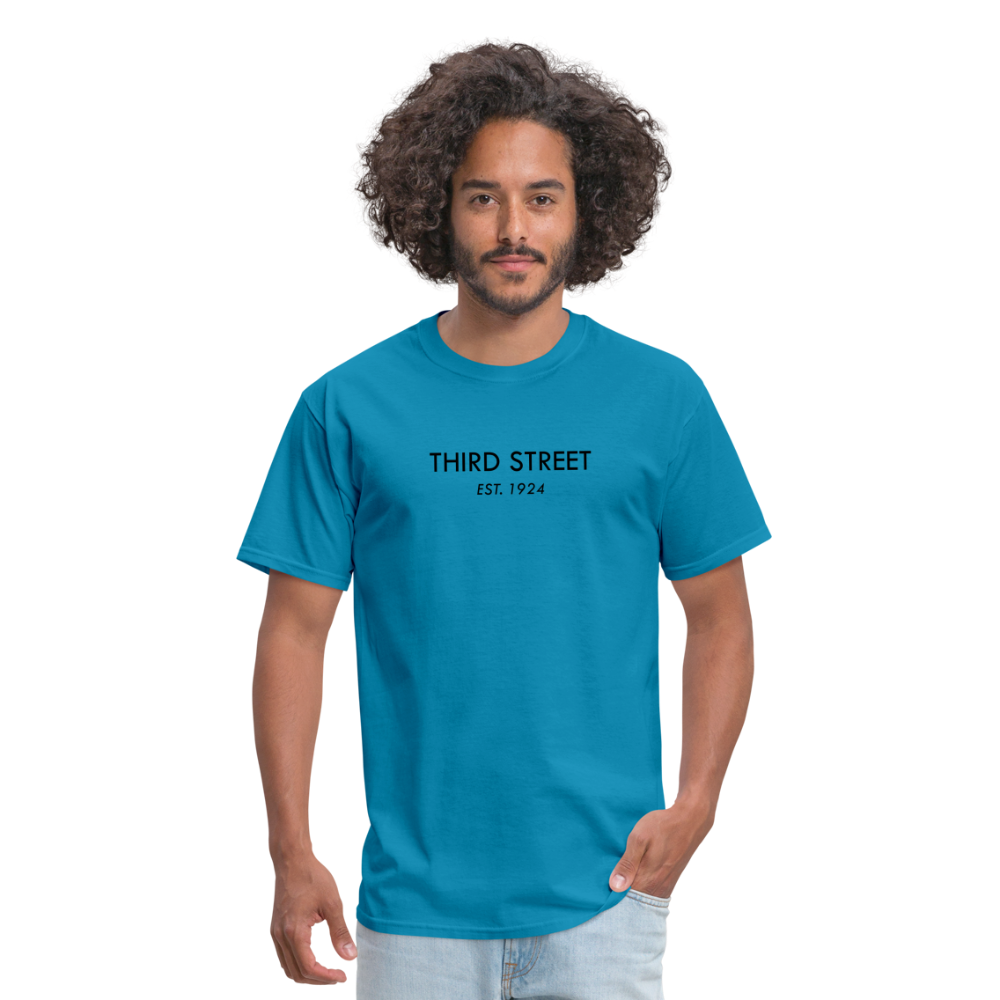 Unisex Classic T-Shirt - LAUSD - ThirdStreetES - EST1924-b - turquoise