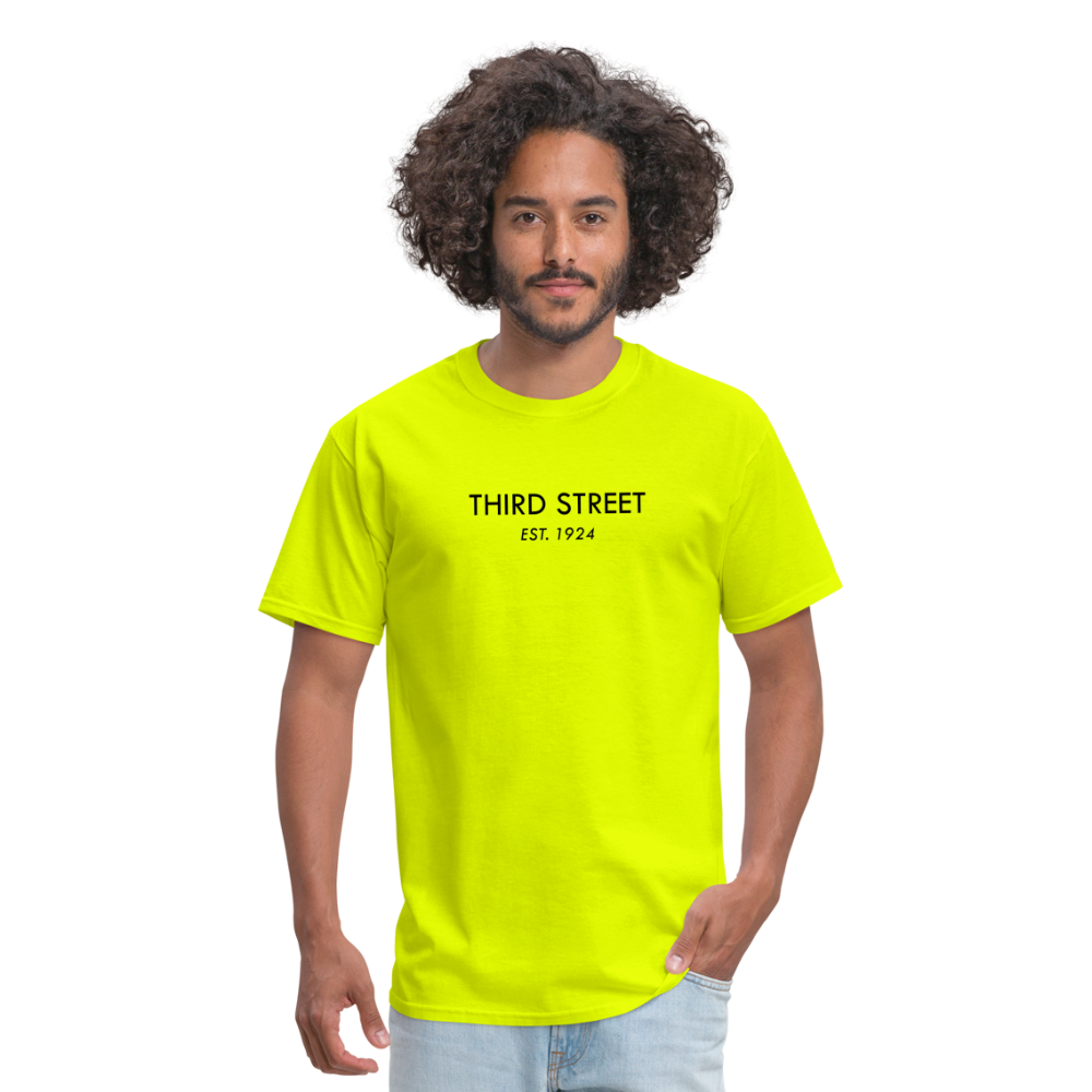 Unisex Classic T-Shirt - LAUSD - ThirdStreetES - EST1924-b - safety green