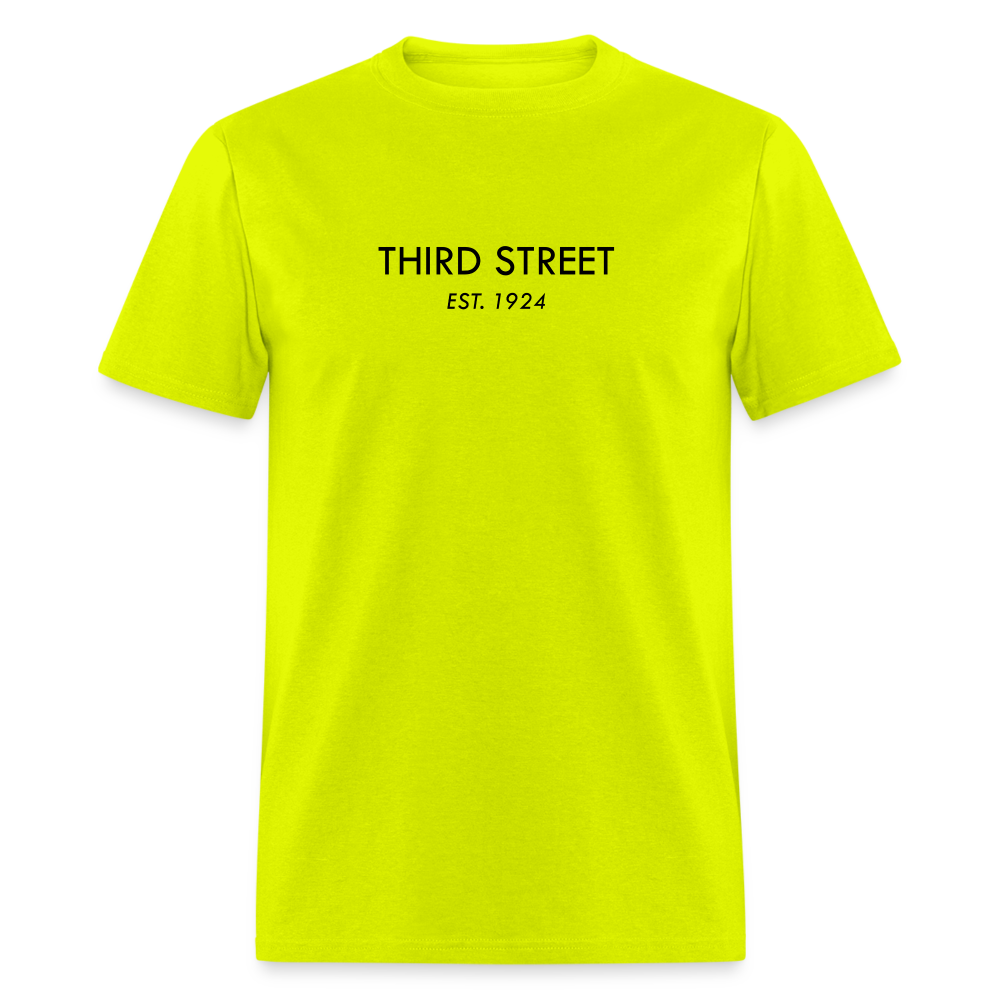 Unisex Classic T-Shirt - LAUSD - ThirdStreetES - EST1924-b - safety green