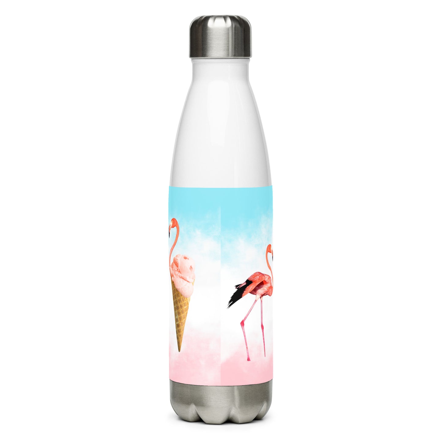 Flamingo Style - Stainless steel water bottle - ELLACO