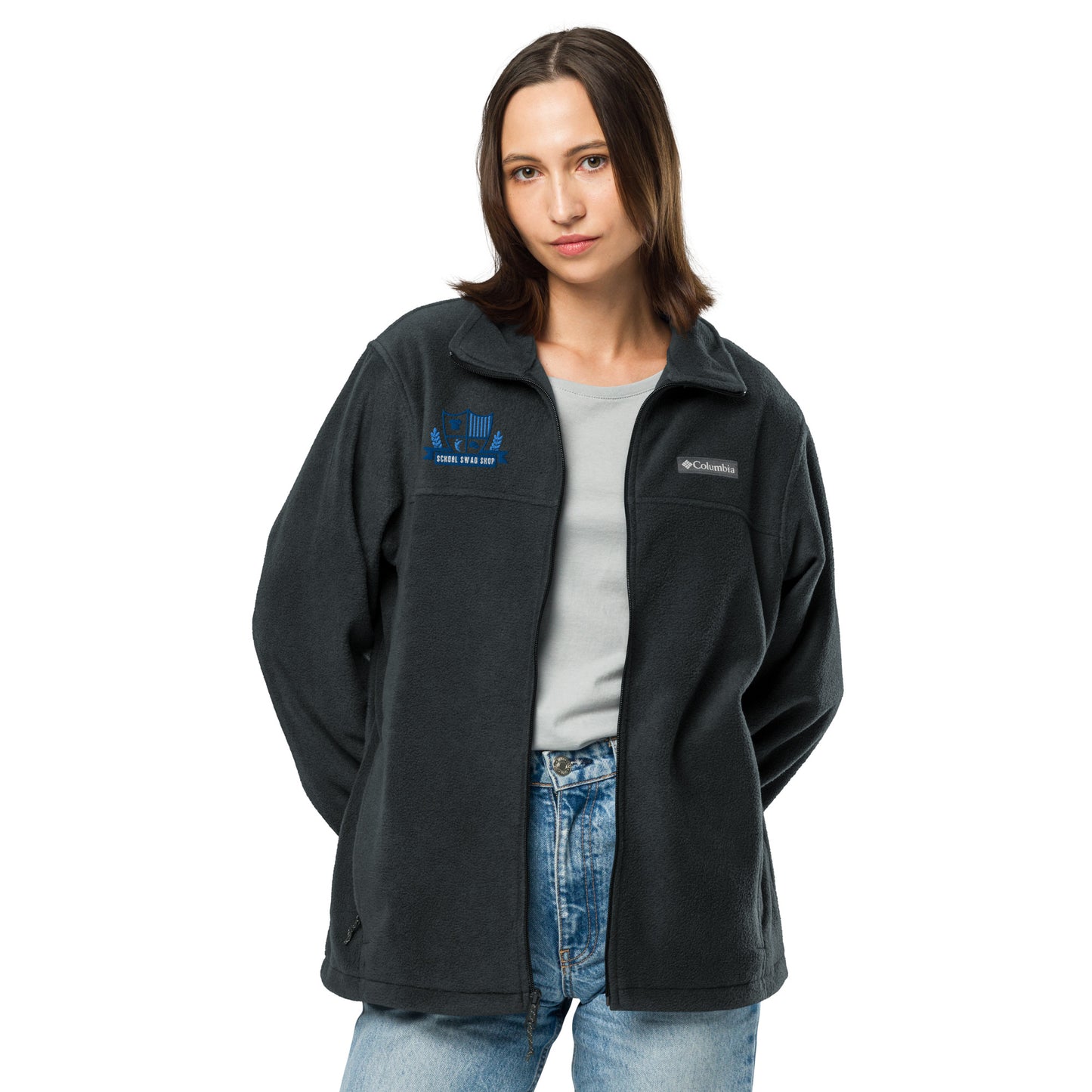 Unisex Columbia fleece jacket - School Swag Shop
