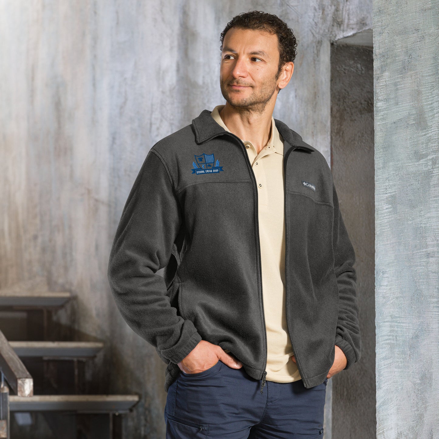 Unisex Columbia fleece jacket - School Swag Shop