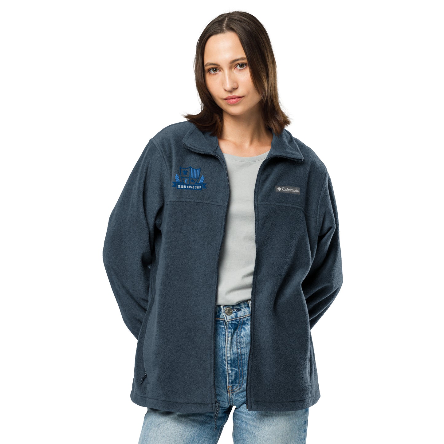 Unisex Columbia fleece jacket - School Swag Shop