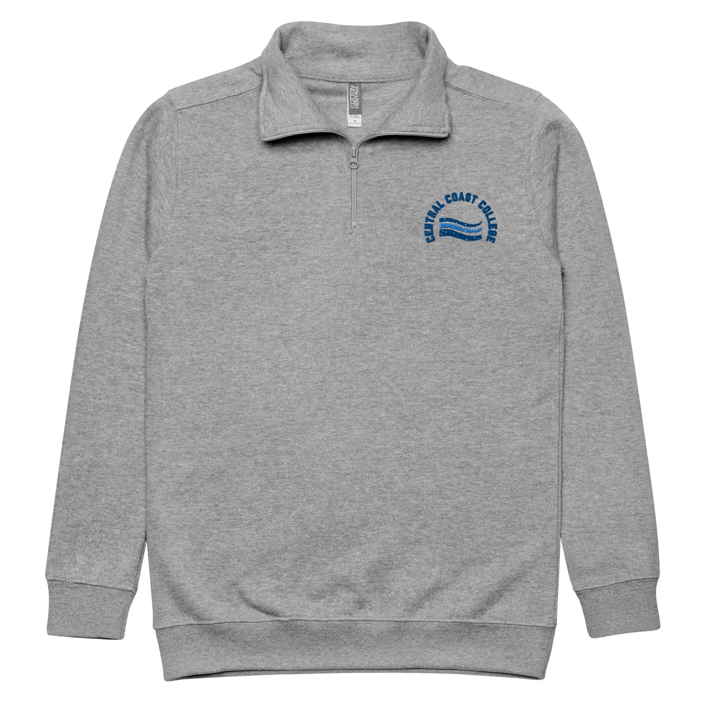 Suéter unisex con cremallera 3/4