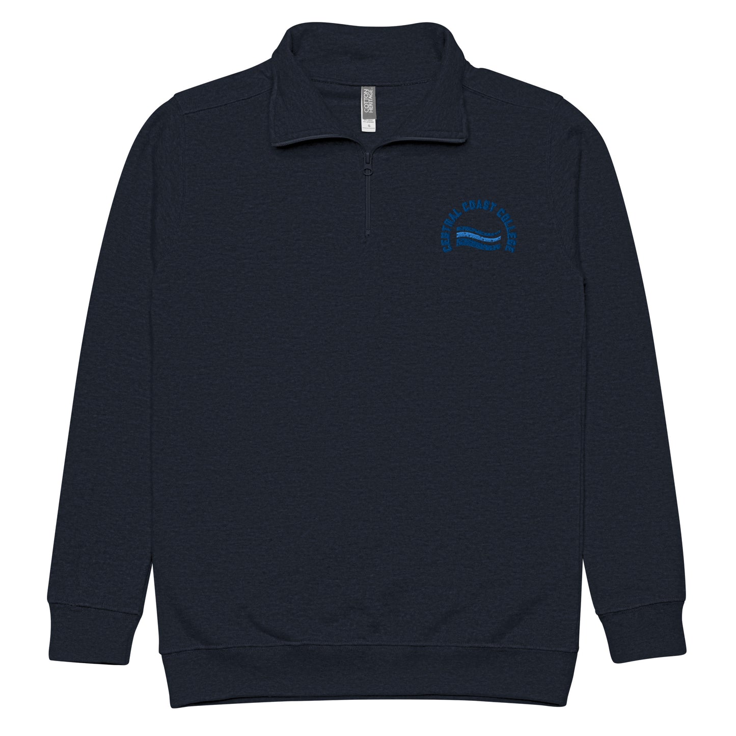 Suéter unisex con cremallera 3/4