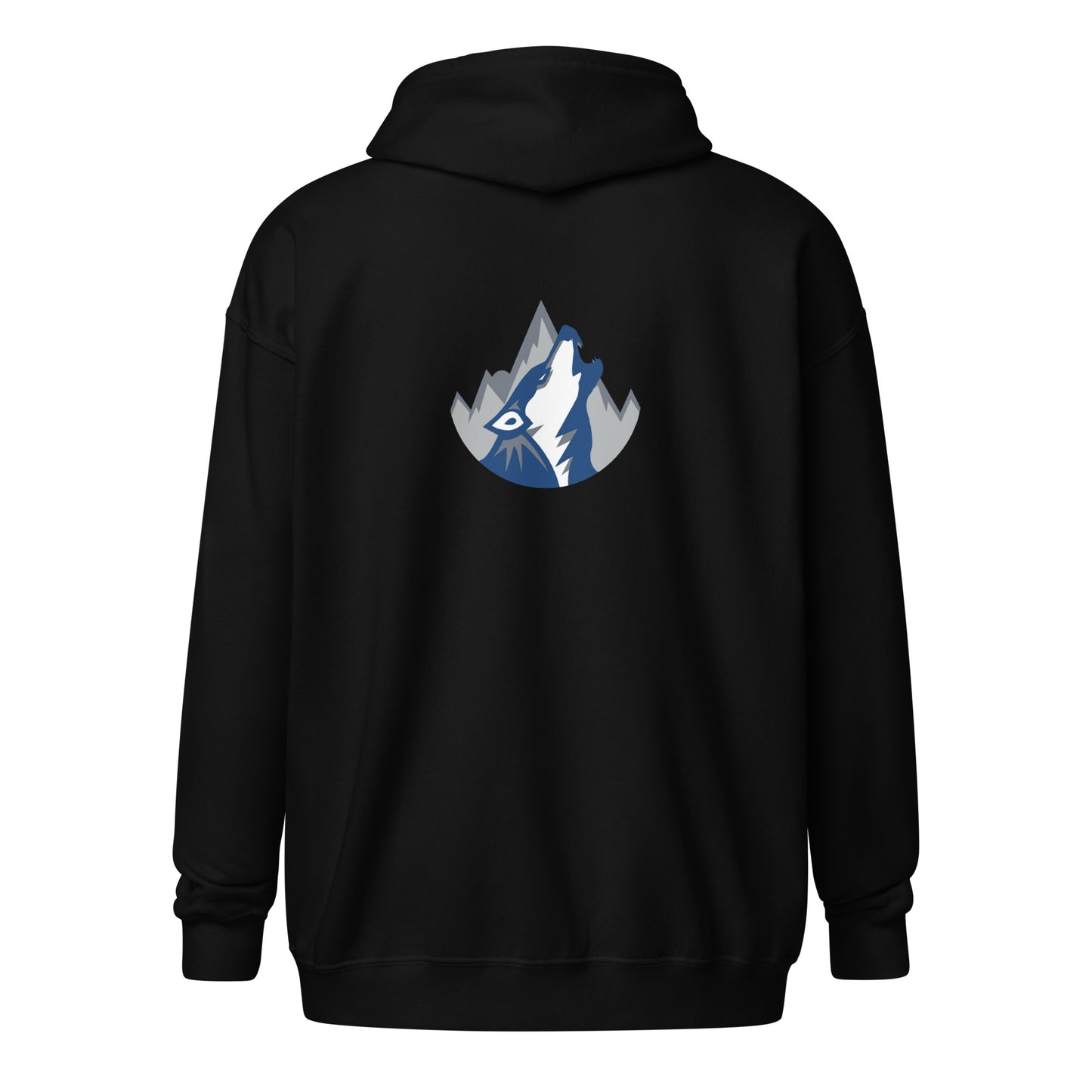 Sudadera unisex con capucha y cremallera de mezcla gruesa para adultos - Gildan - Pinnacle