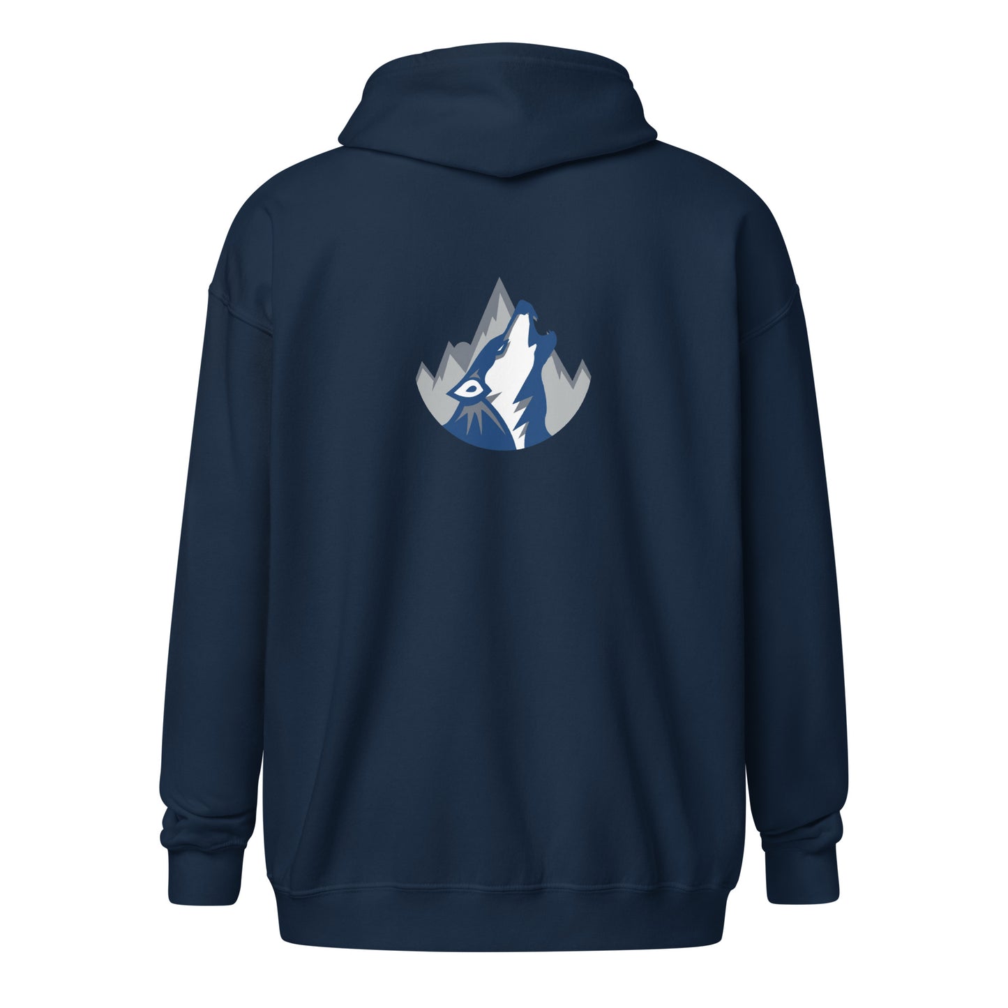 Sudadera unisex con capucha y cremallera de mezcla gruesa para adultos - Gildan - Pinnacle