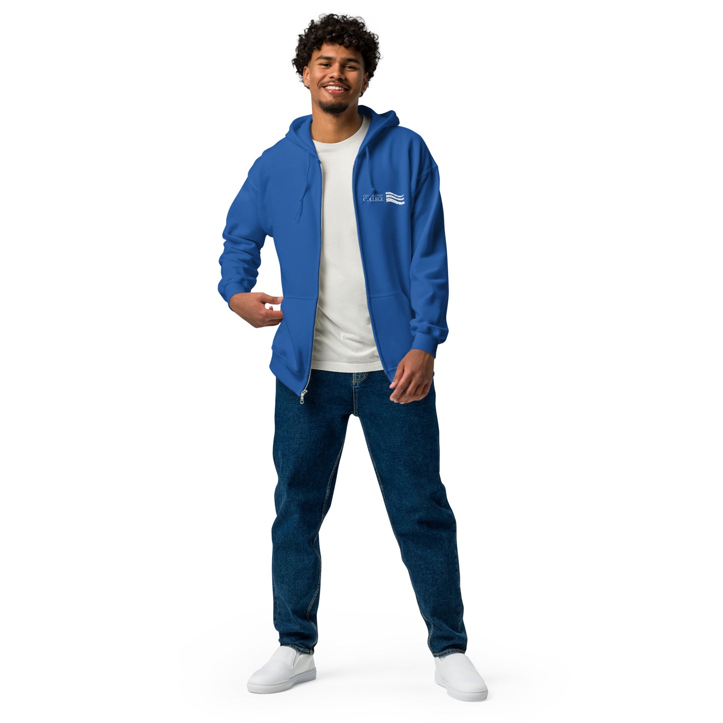 Unisex Zip-up CCC Logo Sweatshirt