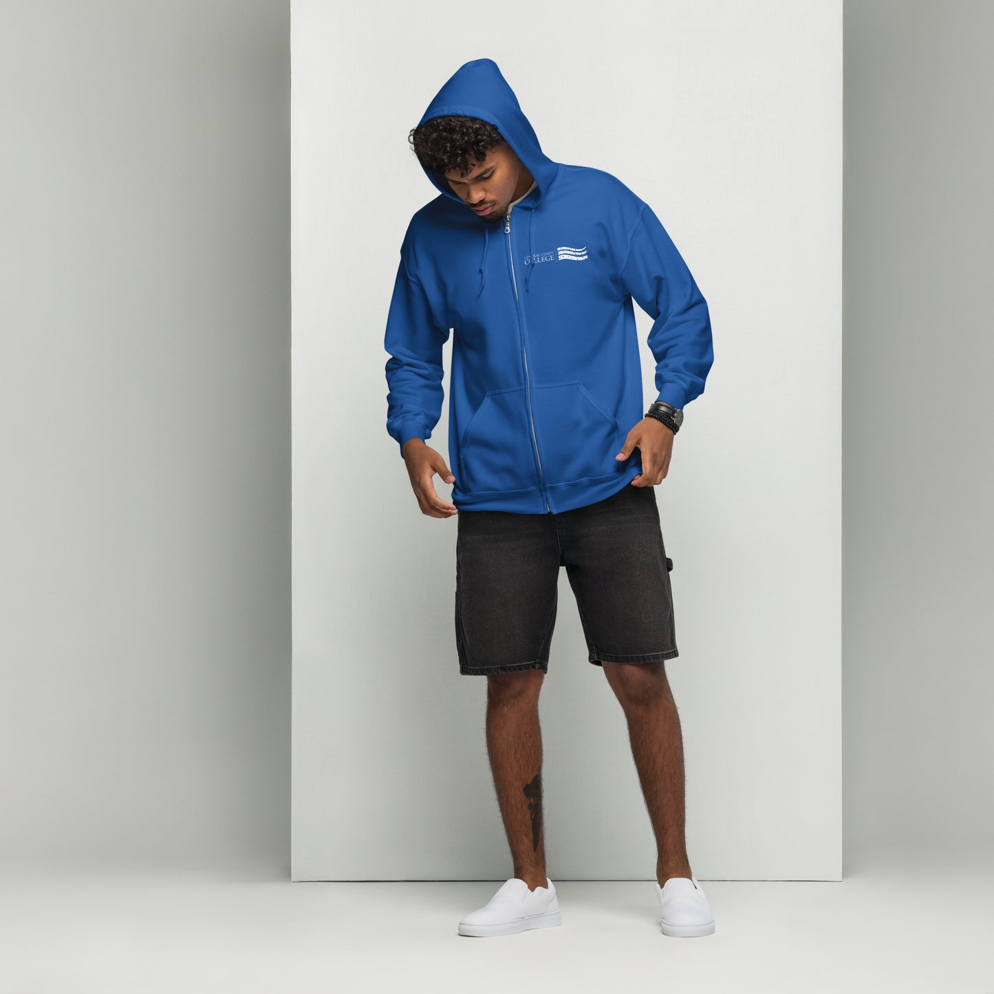 Unisex Zip-up CCC Logo Sweatshirt