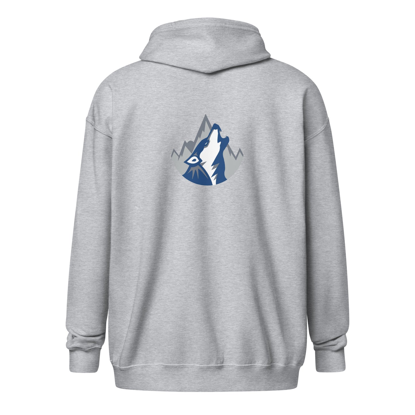 Sudadera unisex con capucha y cremallera de mezcla gruesa para adultos - Gildan - Pinnacle