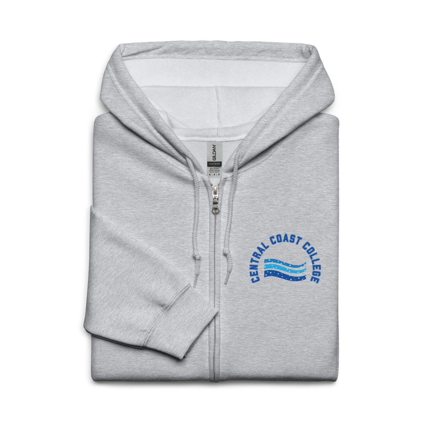 Sudadera unisex con cremallera Wave