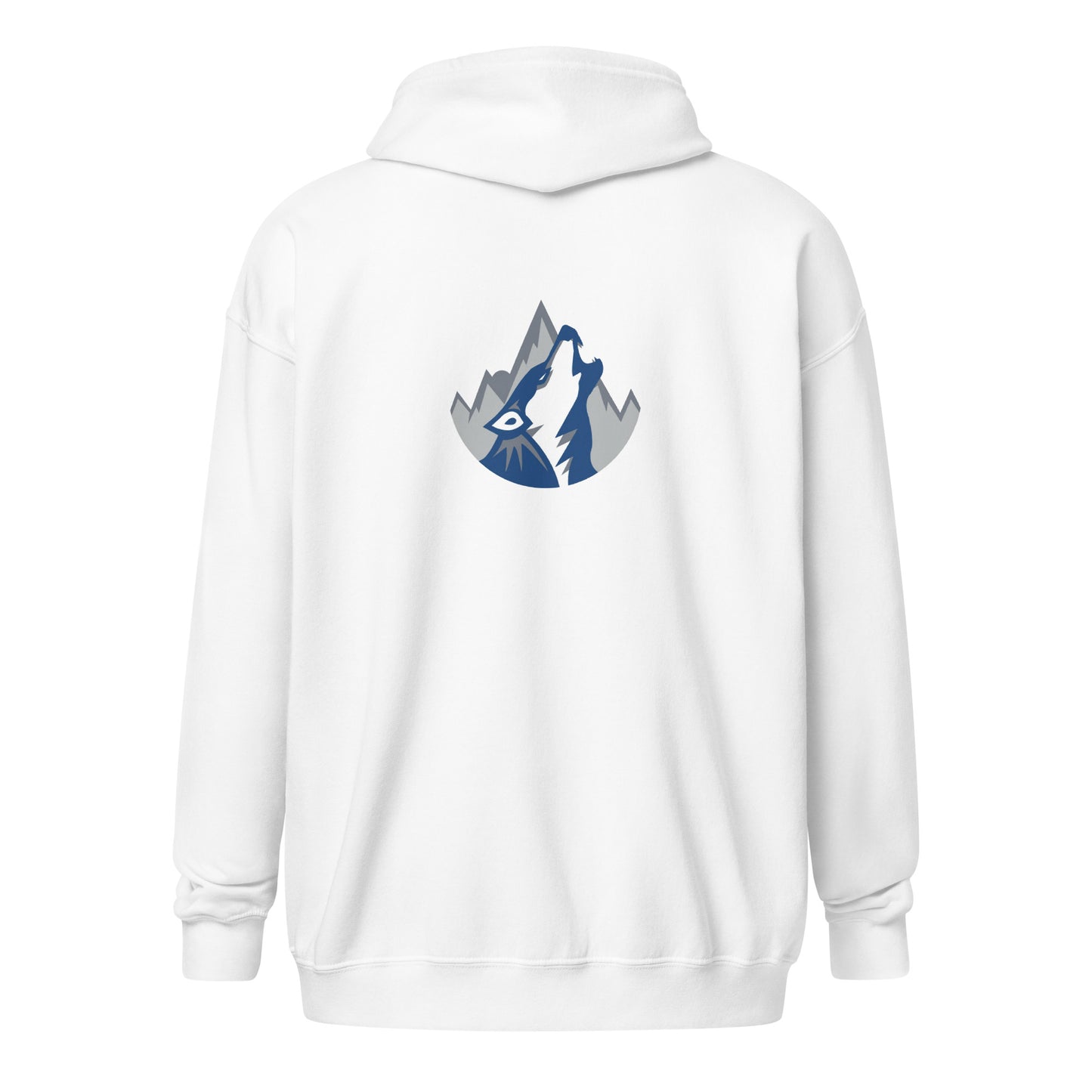 Sudadera unisex con capucha y cremallera de mezcla gruesa para adultos - Gildan - Pinnacle