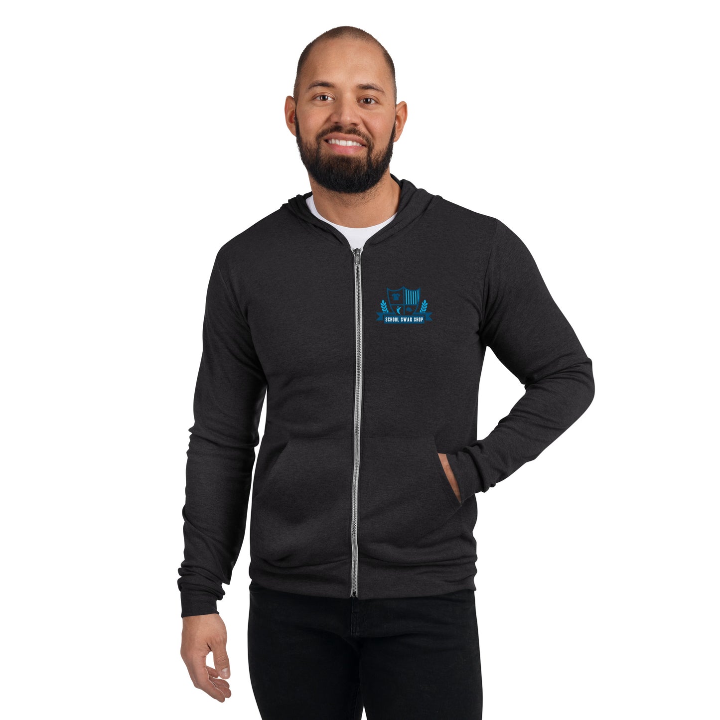 Unisex zip hoodie - School Swag Shop