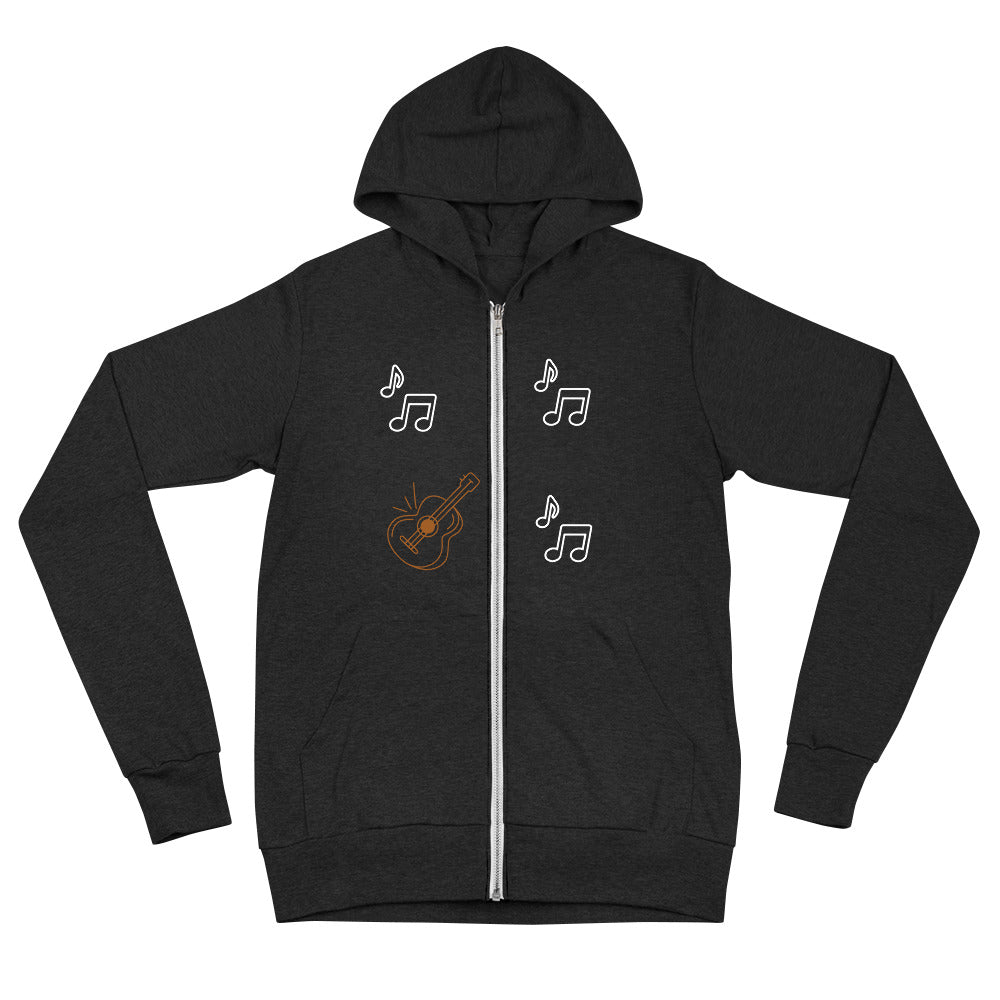 GUITAR - Unisex zip hoodie - ELLACO