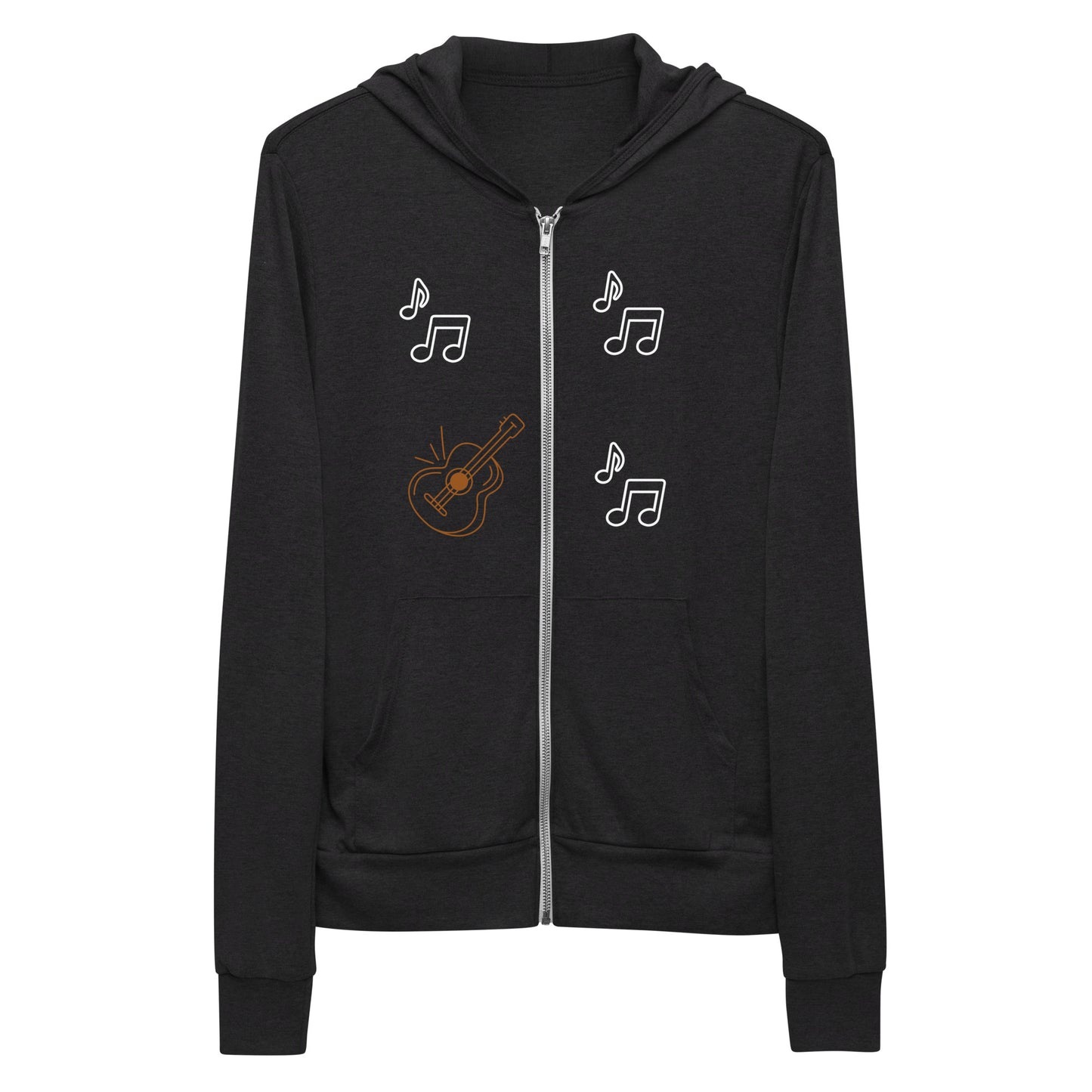 GUITAR - Unisex zip hoodie - ELLACO