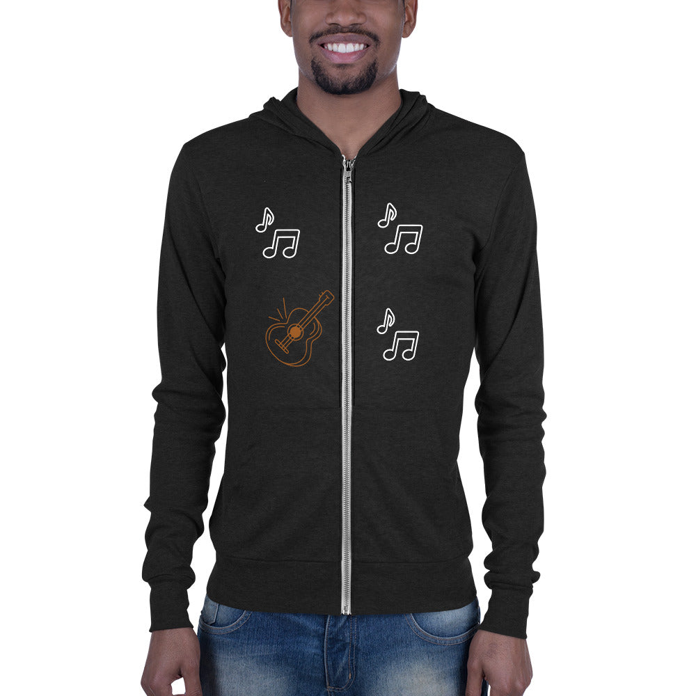 GUITAR - Unisex zip hoodie - ELLACO