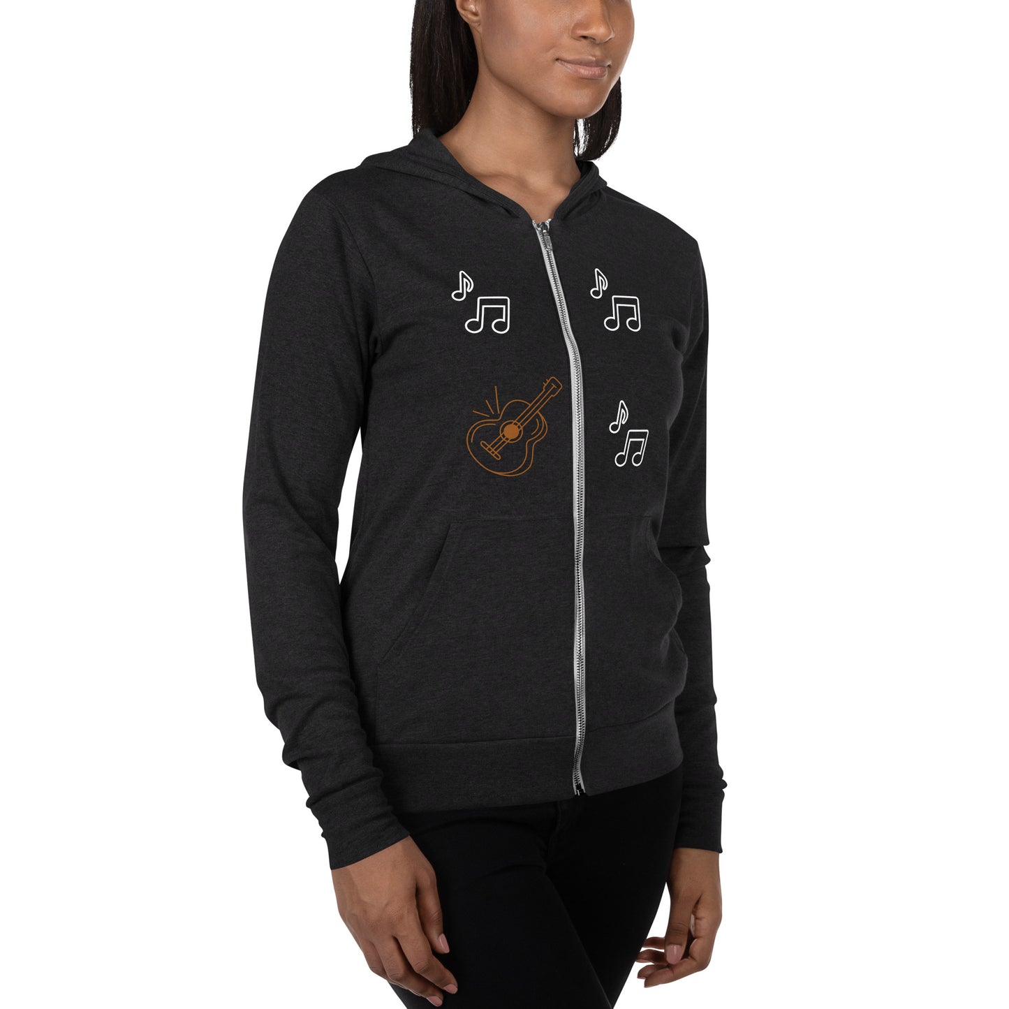 GUITAR - Unisex zip hoodie - ELLACO