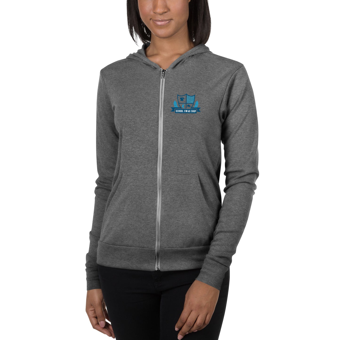 Unisex zip hoodie - School Swag Shop
