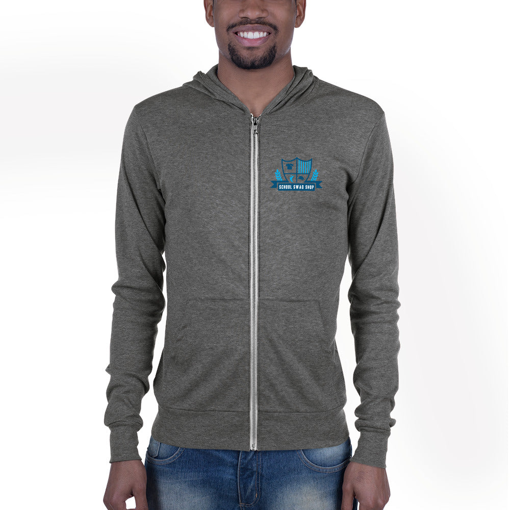 Unisex zip hoodie - School Swag Shop