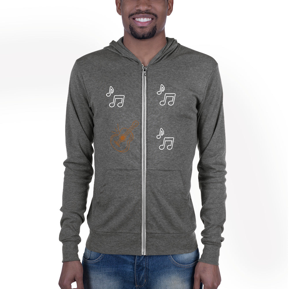 GUITAR - Unisex zip hoodie - ELLACO