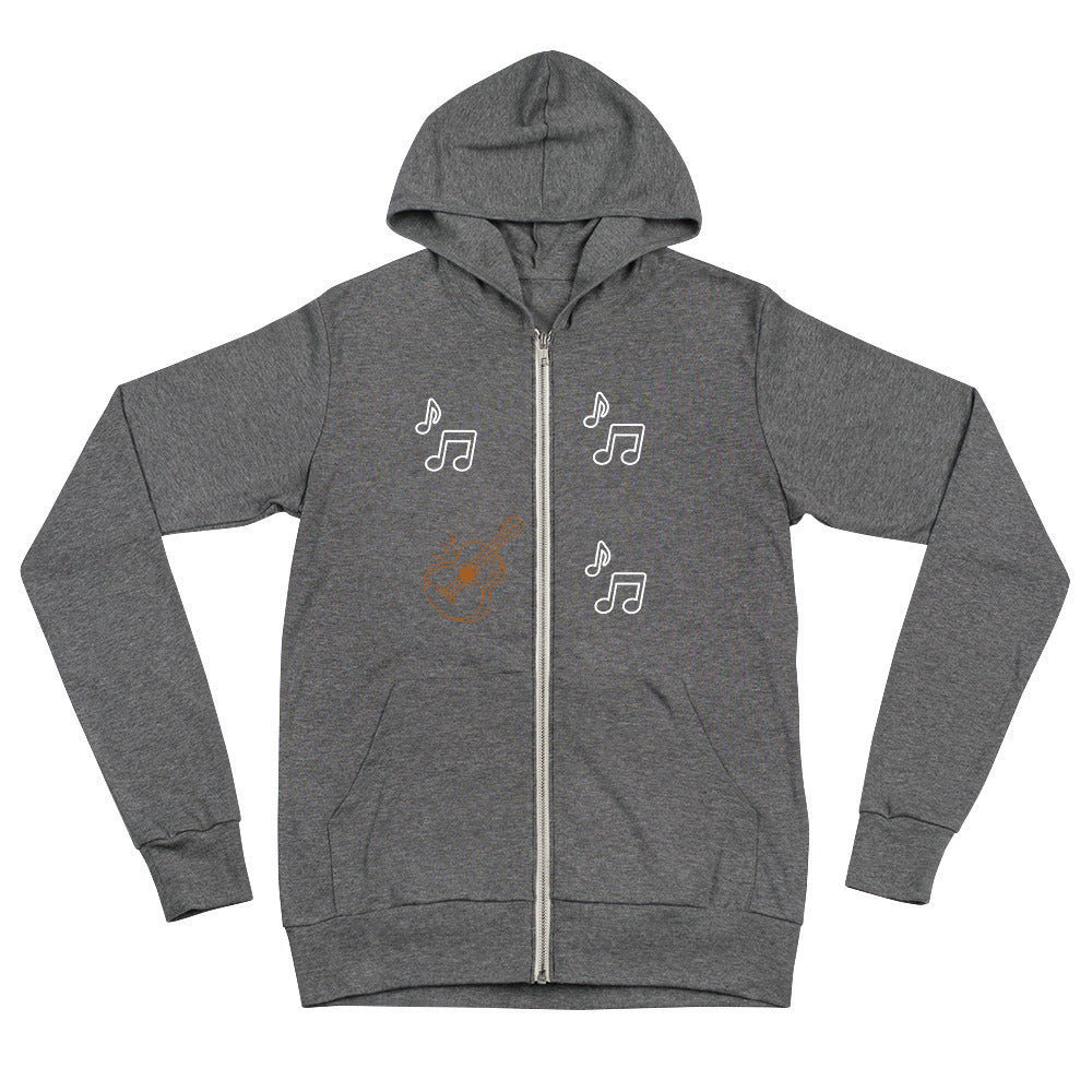 GUITAR - Unisex zip hoodie - ELLACO